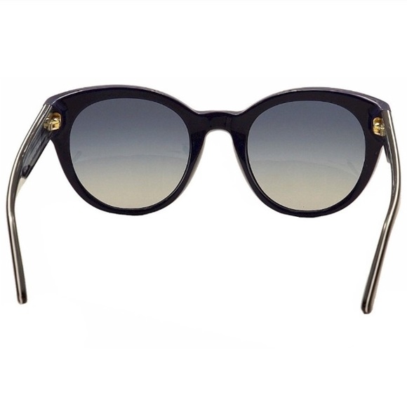 tory burch // navy + black sunnies w/blue lenses - Picture 4 of 7